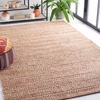 Safavieh Natural Fiber Nfb655P Rust/Natural Area Rug