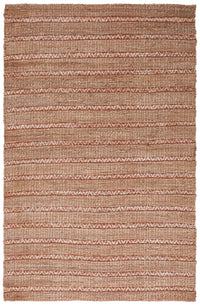 Safavieh Natural Fiber Nfb655P Rust/Natural Area Rug