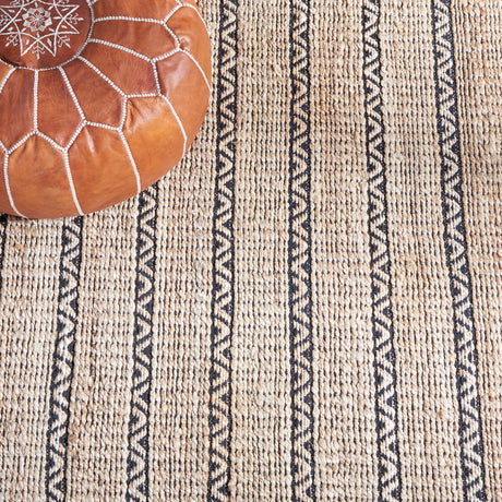Safavieh Natural Fiber Nfb655Z Black/Natural Rug.