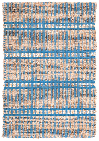 Safavieh Natural Fiber Nfb656M Blue/Natural Area Rug