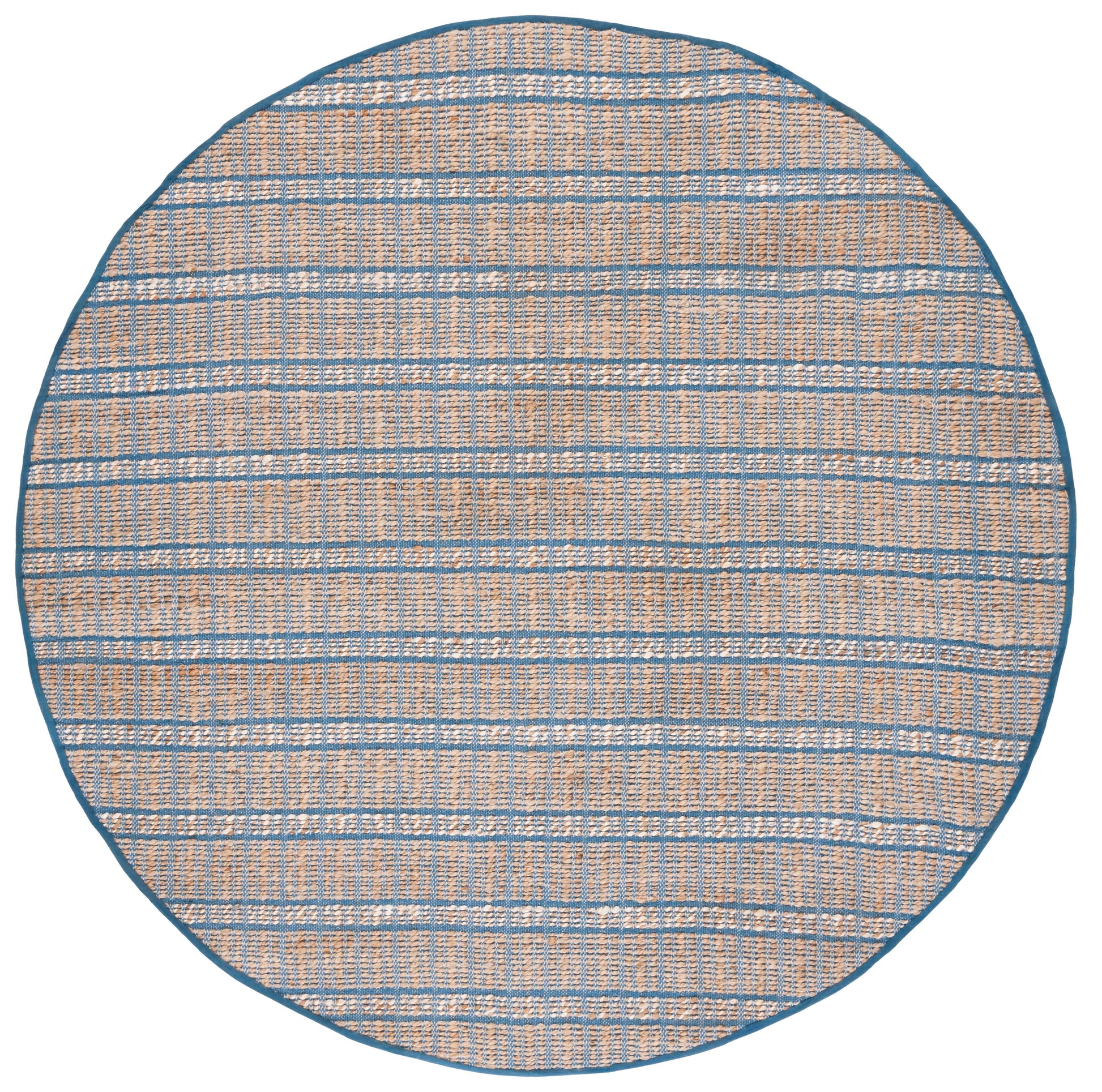 Safavieh Natural Fiber Nfb656M Blue/Natural Area Rug