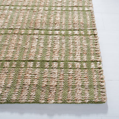 Safavieh Natural Fiber Nfb656Y Green/Natural Rug.