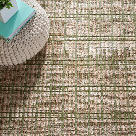 Safavieh Natural Fiber Nfb656Y Green/Natural Rug.