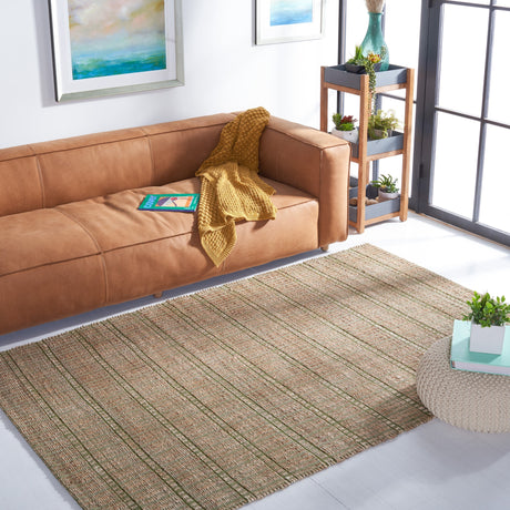 Safavieh Natural Fiber Nfb656Y Green/Natural Rug.