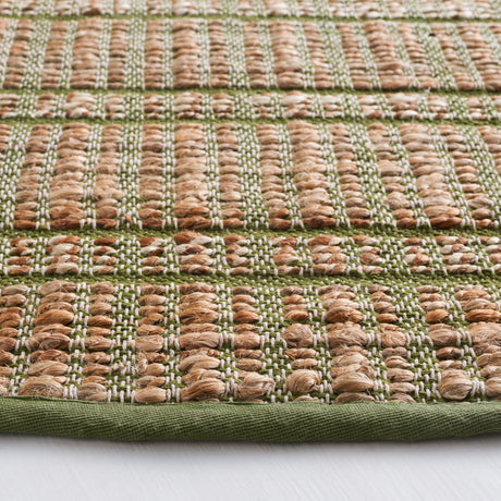 Safavieh Natural Fiber Nfb656Y Green/Natural Rug.