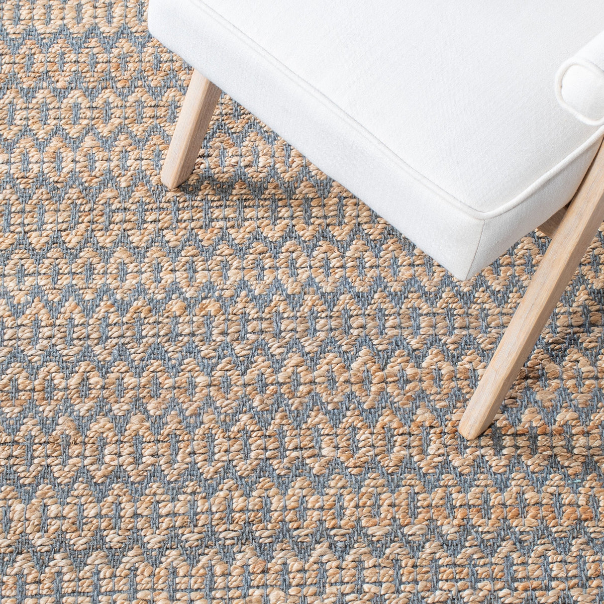 Safavieh Natural Fiber Nfb701G Natural/Grey Rugs.