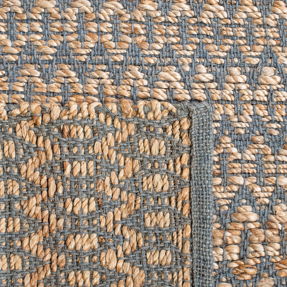 Safavieh Natural Fiber Nfb701G Natural/Grey Rugs.