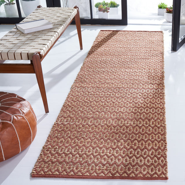 Safavieh Natural Fiber Nfb701P Natural/Rust Area Rug