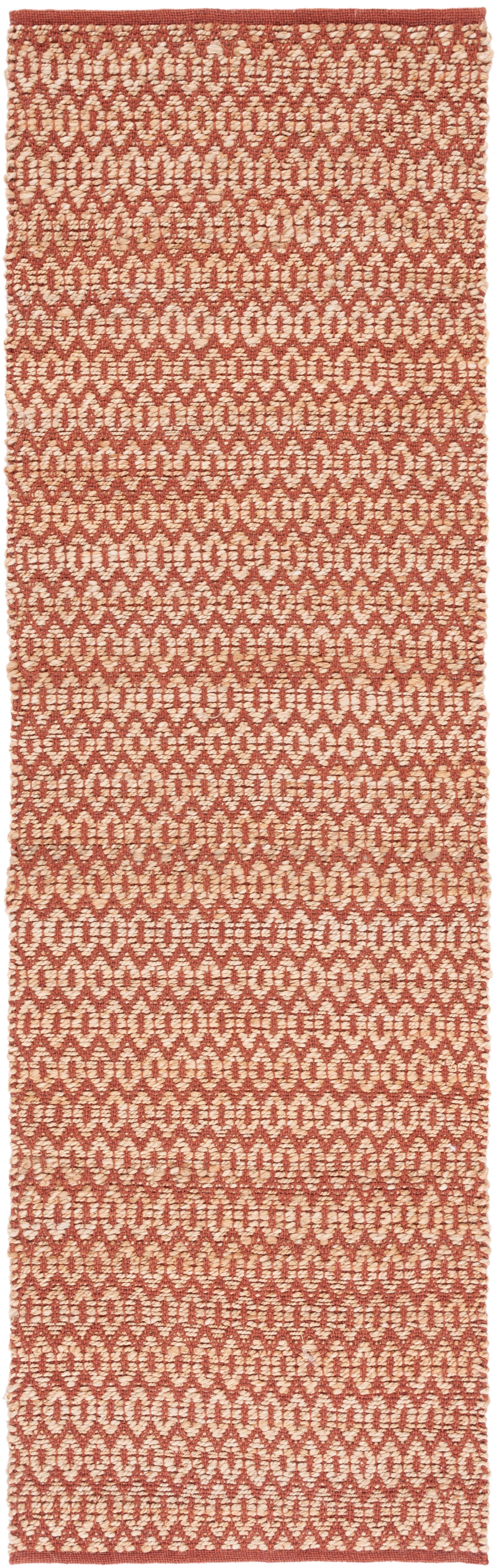 Safavieh Natural Fiber Nfb701P Natural/Rust Area Rug