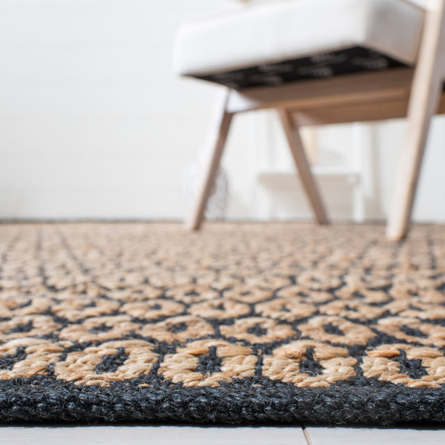 Safavieh Natural Fiber Nfb701Z Natural/Black Rugs.