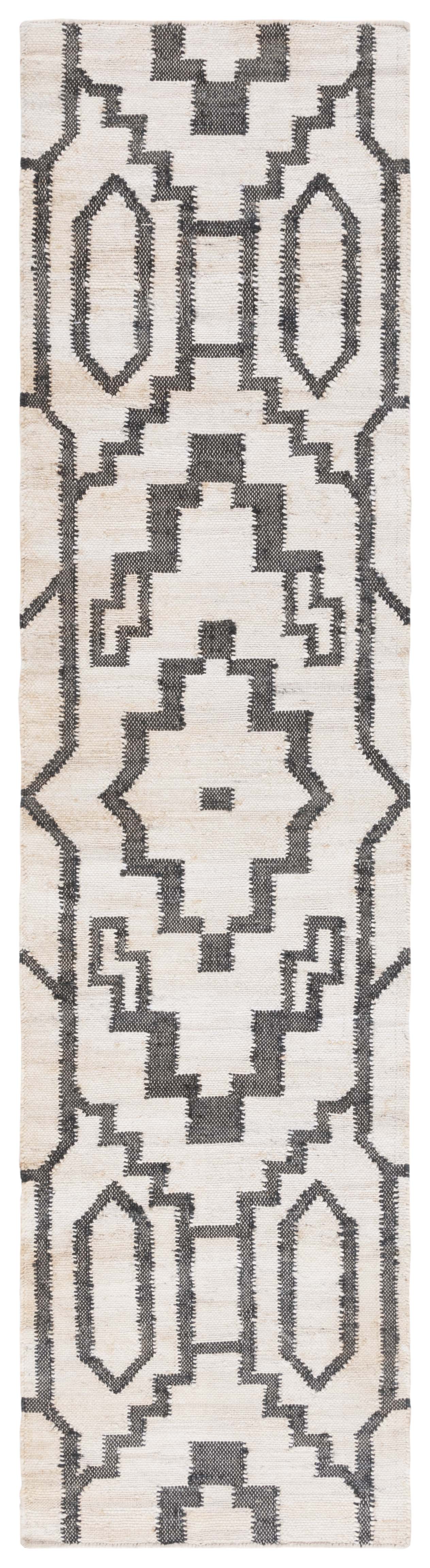 Safavieh Natural Fiber Nfb750A Ivory/Black Area Rug