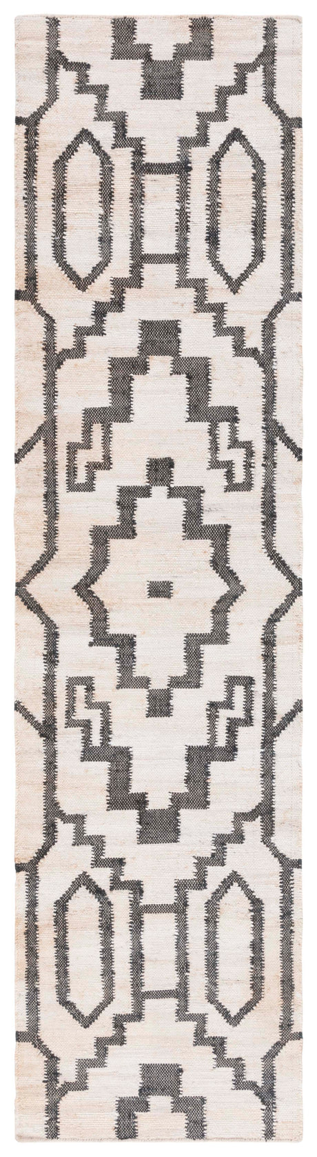 Safavieh Natural Fiber Nfb750A Ivory/Black Rug.