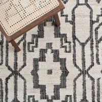 Safavieh Natural Fiber Nfb750A Ivory/Black Area Rug