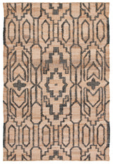 Safavieh Natural Fiber Nfb750B Natural/Black Rug.