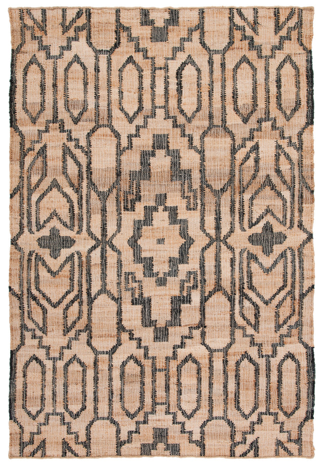 Safavieh Natural Fiber Nfb750B Natural/Black Rug.