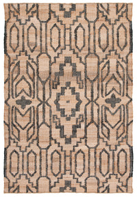 Safavieh Natural Fiber Nfb750B Natural/Black Area Rug