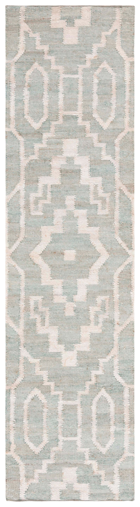 Safavieh Natural Fiber Nfb750J Light Blue/Ivory Rug.