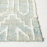 Safavieh Natural Fiber Nfb750J Light Blue/Ivory Rug.