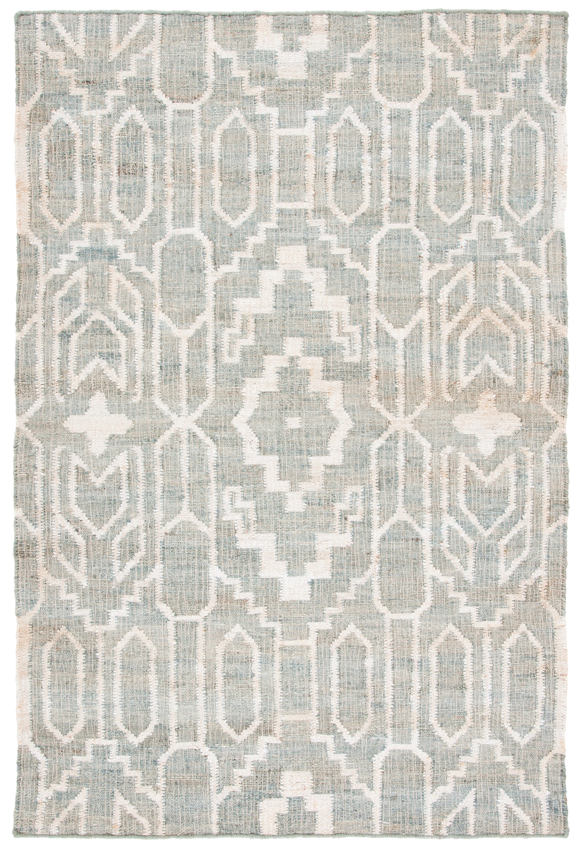 Safavieh Natural Fiber Nfb750J Light Blue/Ivory Area Rug