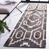 Safavieh Natural Fiber Nfb750Z Black/Ivory Area Rug