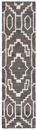 Safavieh Natural Fiber Nfb750Z Black/Ivory Rug.