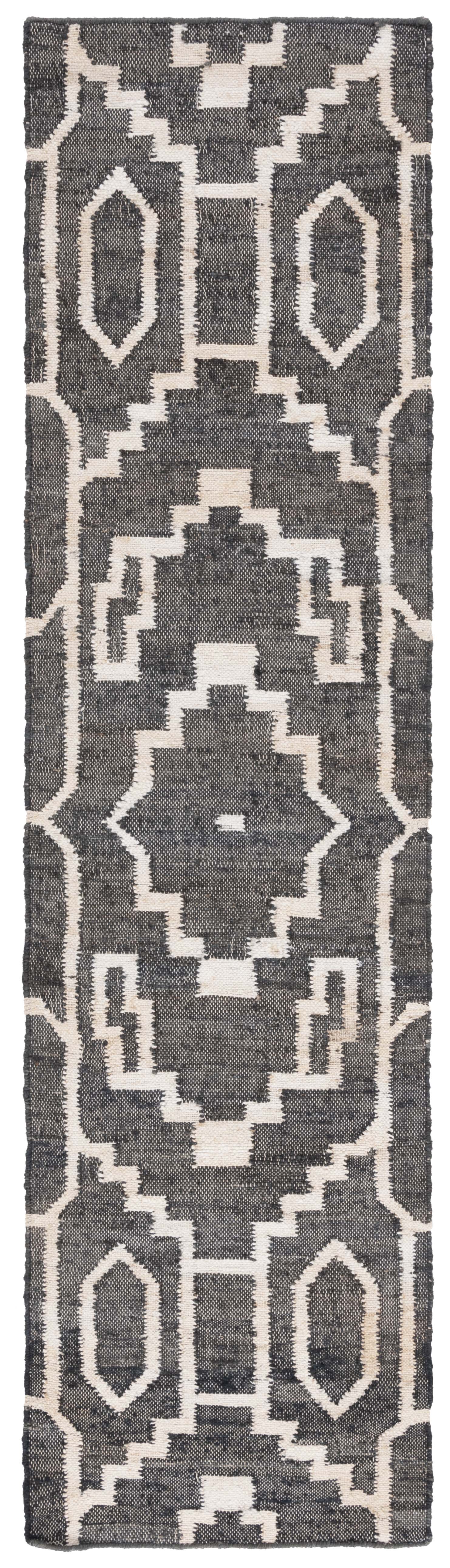 Safavieh Natural Fiber Nfb750Z Black/Ivory Area Rug