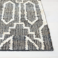 Safavieh Natural Fiber Nfb750Z Black/Ivory Area Rug