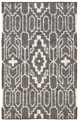 Safavieh Natural Fiber Nfb750Z Black/Ivory Rug.