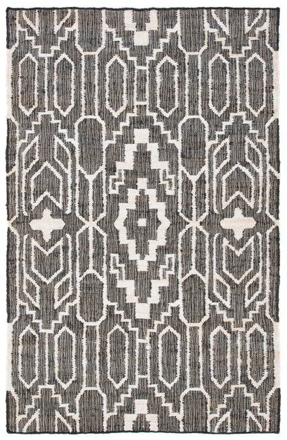 Safavieh Natural Fiber Nfb750Z Black/Ivory Area Rug