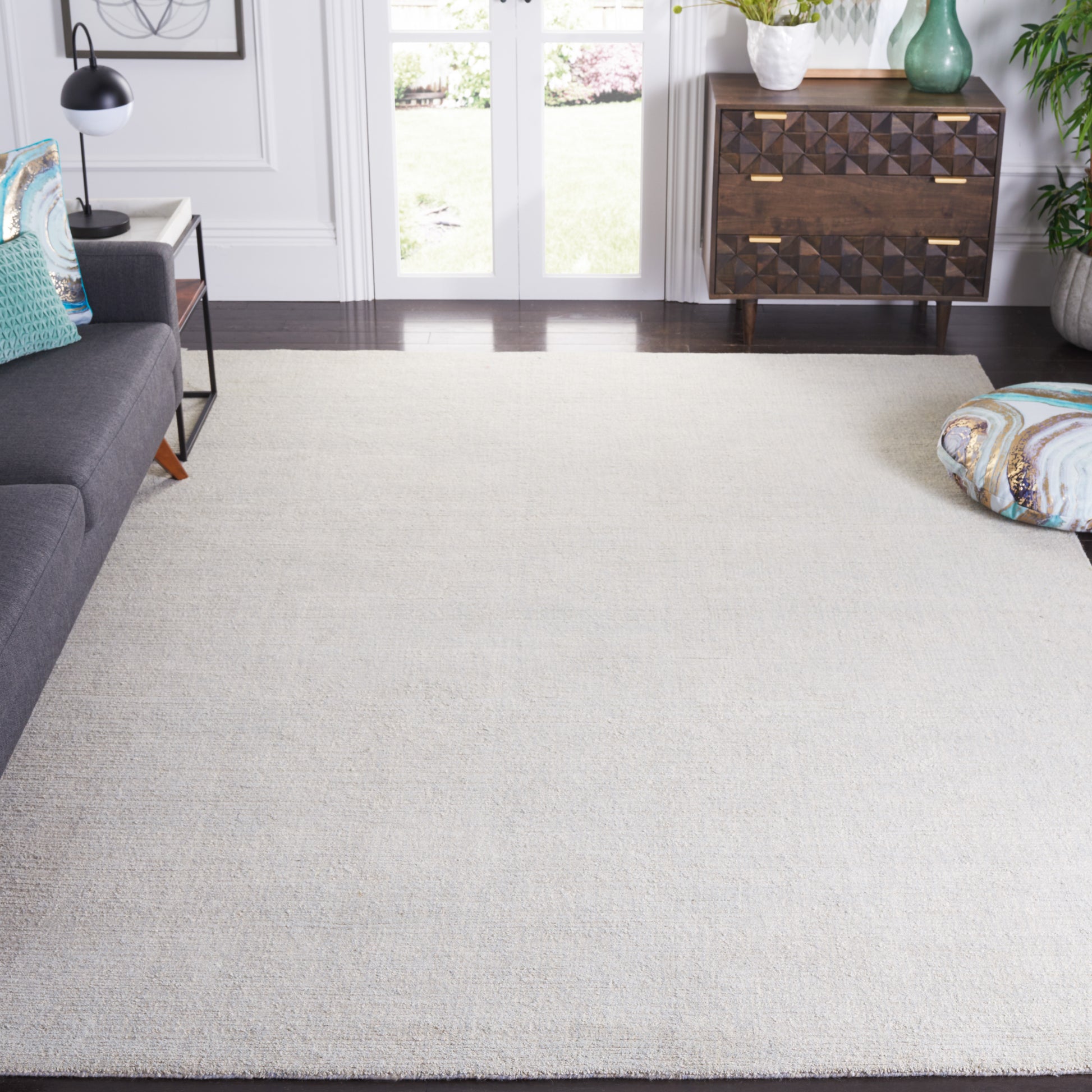 Safavieh Natural Fiber Nfb801M Light Blue Area Rug