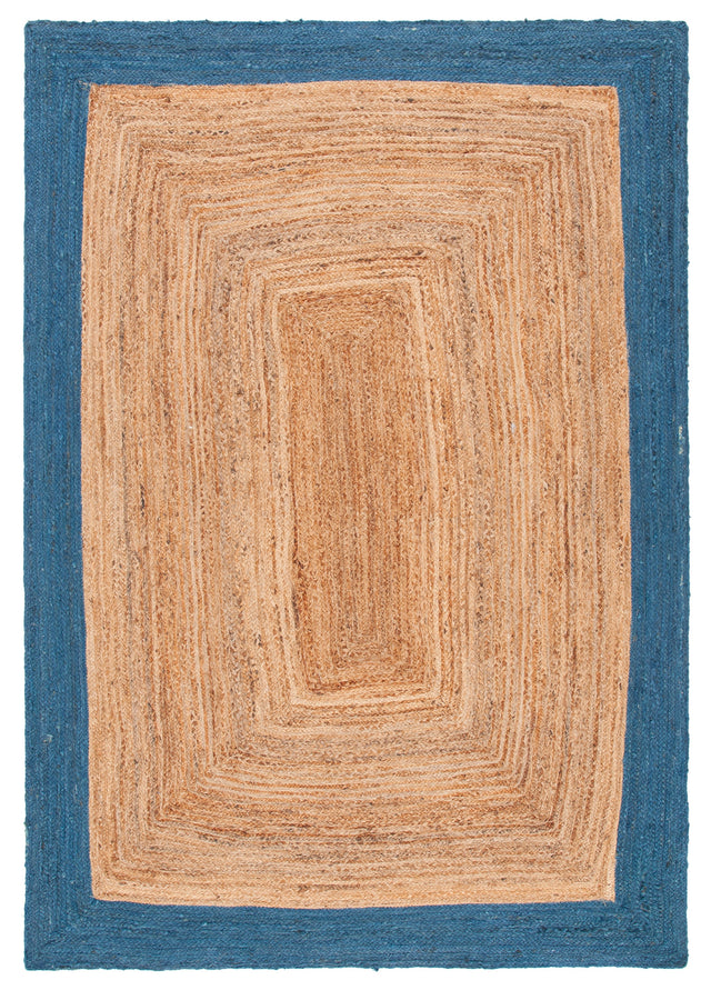 Safavieh Natural Fiber Nfb852M Natural/Blue Rug.