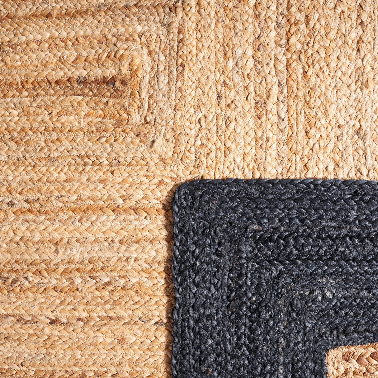 Safavieh Natural Fiber Nfb852Z Natural/Black Rug.