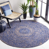 Safavieh Natural Fiber Nfb950M Blue/Natural Rug.