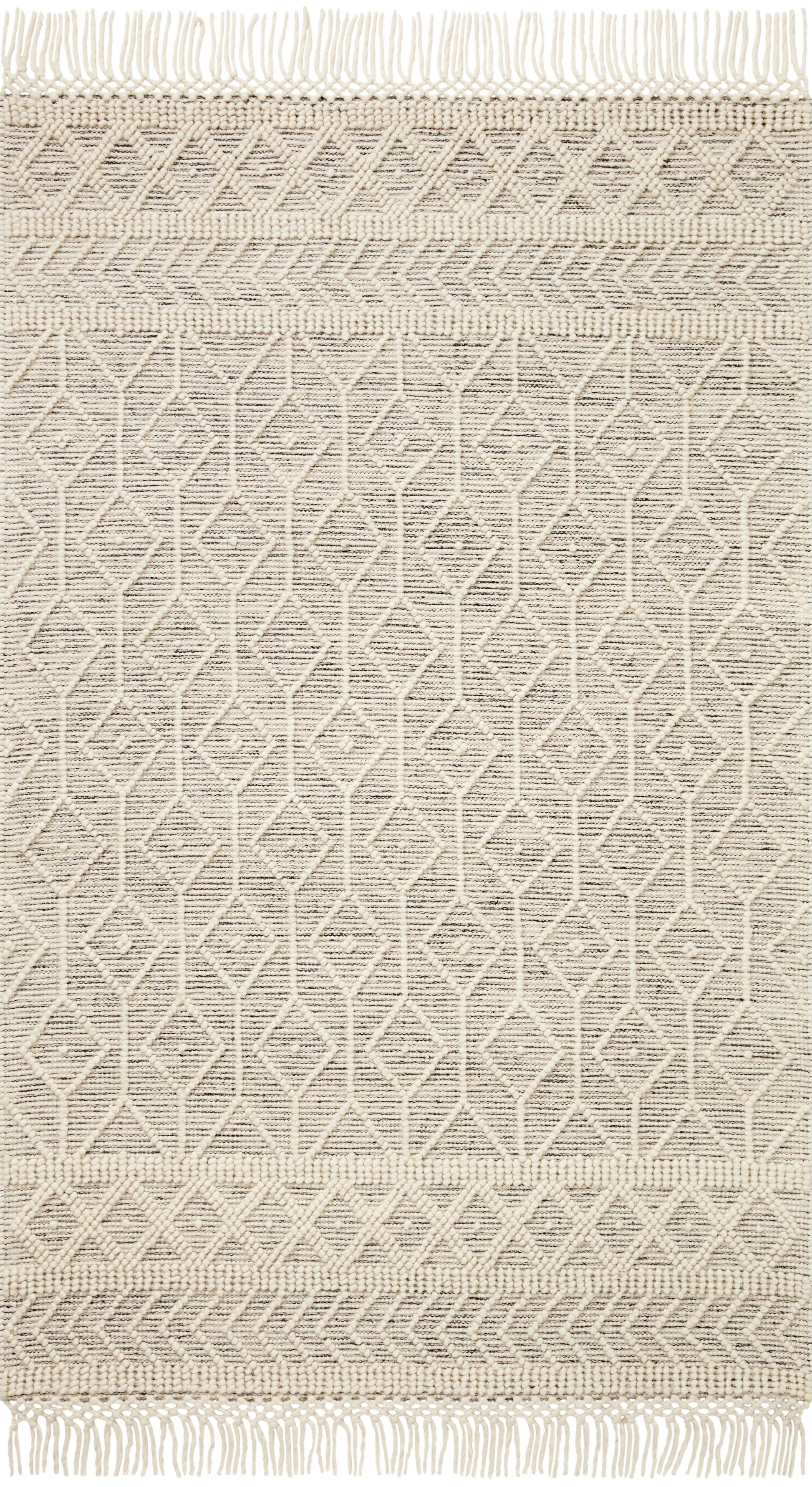 Loloi Noelle Noe-02 Ivory/Black Area Rug