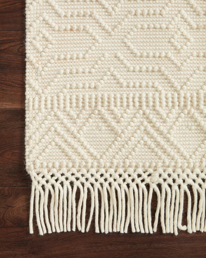 Loloi Noelle Noe-04 Ivory/Ivory Area Rug