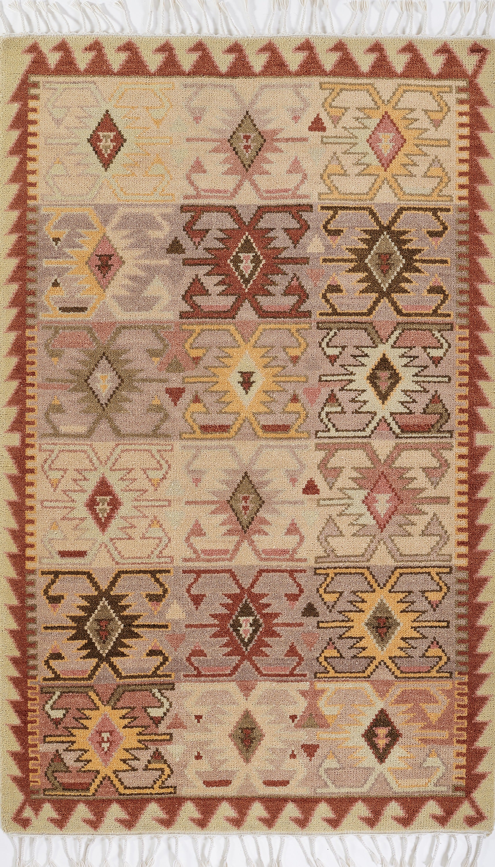 Momeni Nomad Nom-1 Rust Area Rug