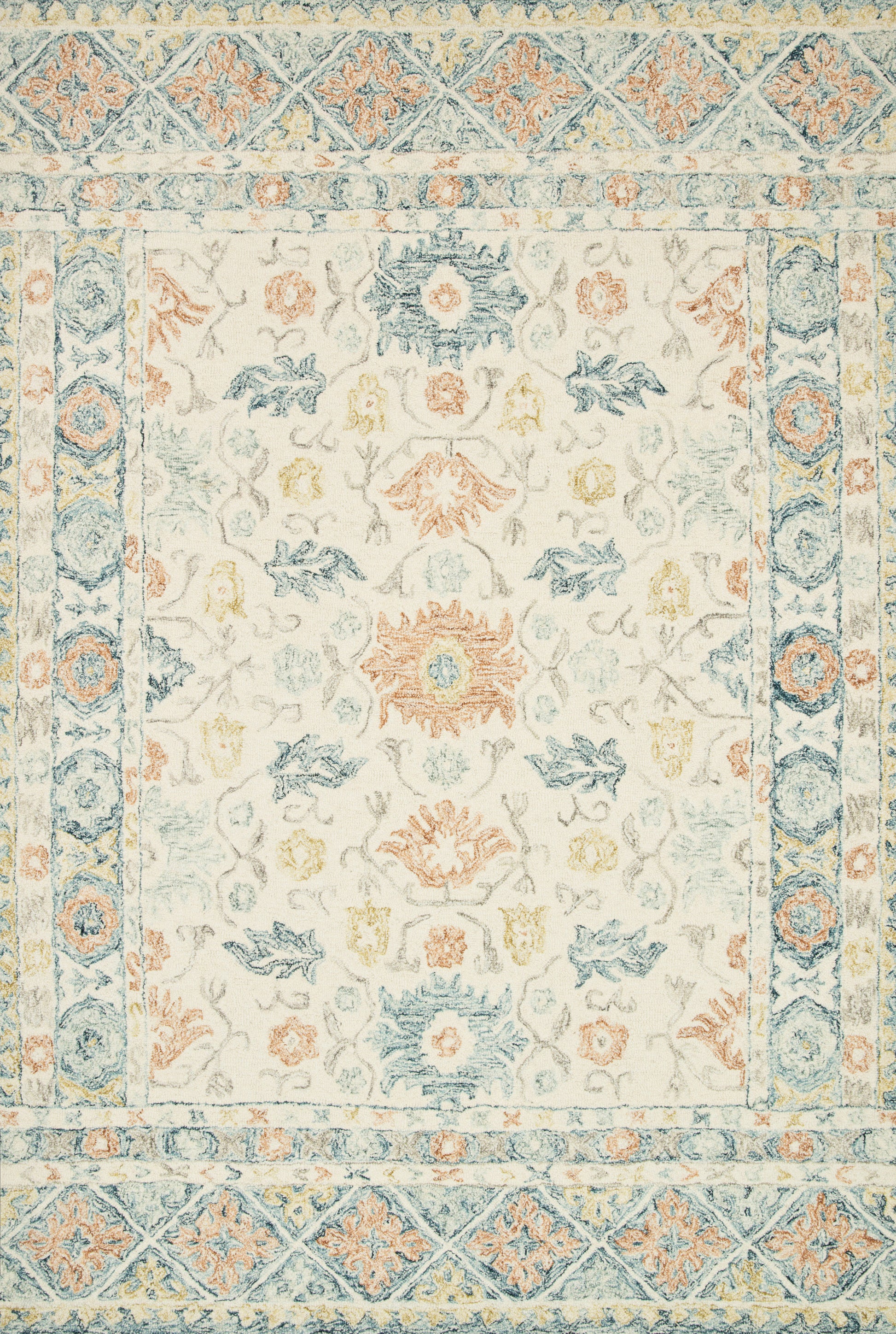 Loloi Norabel Nor-01 Ivory/Multi Area Rug