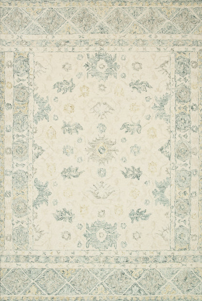 Loloi Norabel Nor-01 Ivory/Slate Area Rug