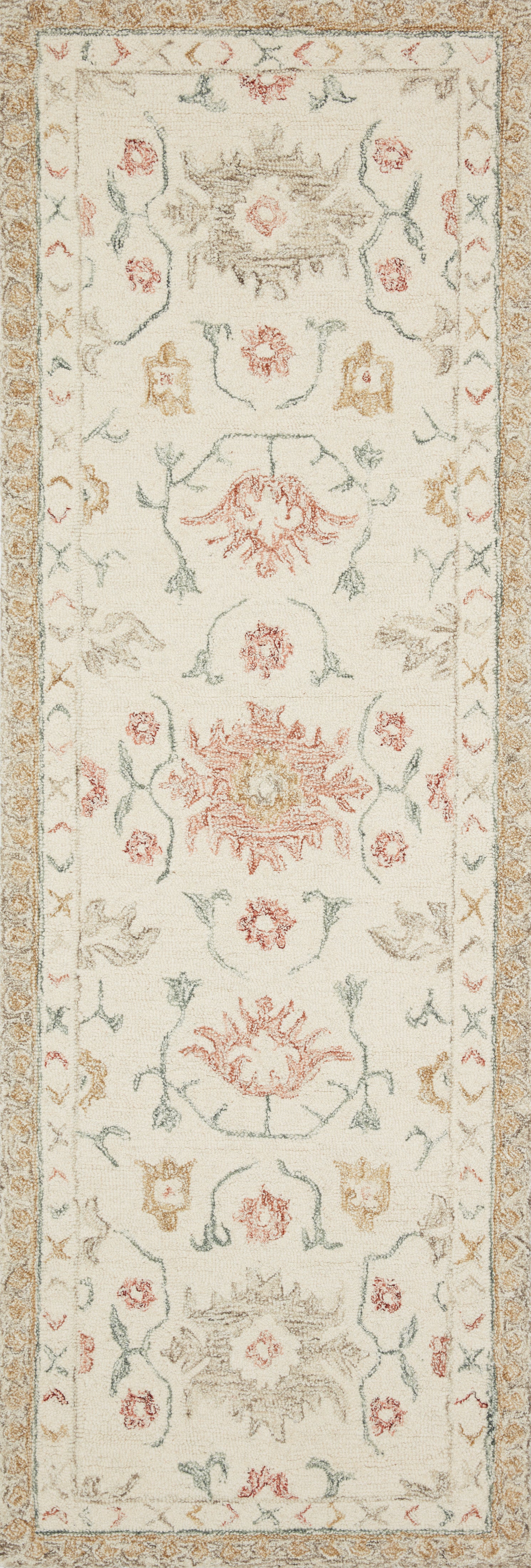 Loloi Norabel Nor-03 Ivory/Rust Area Rug