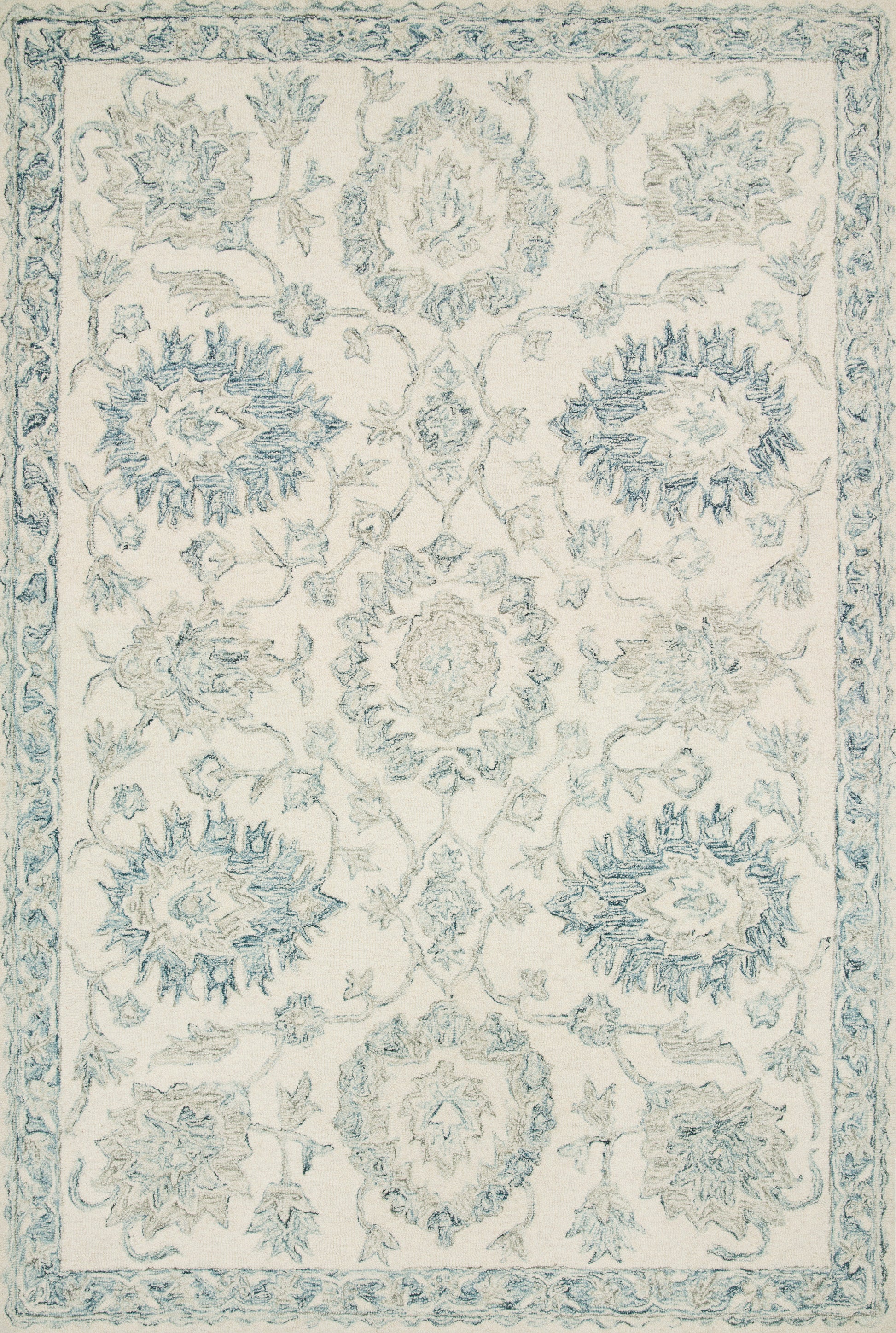 Loloi Norabel Nor-04 Ivory/Blue Area Rug