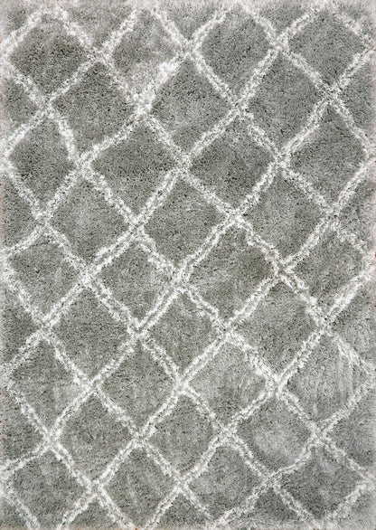 Dynamic Rugs Nordic 7432 Silver/White Area Rug