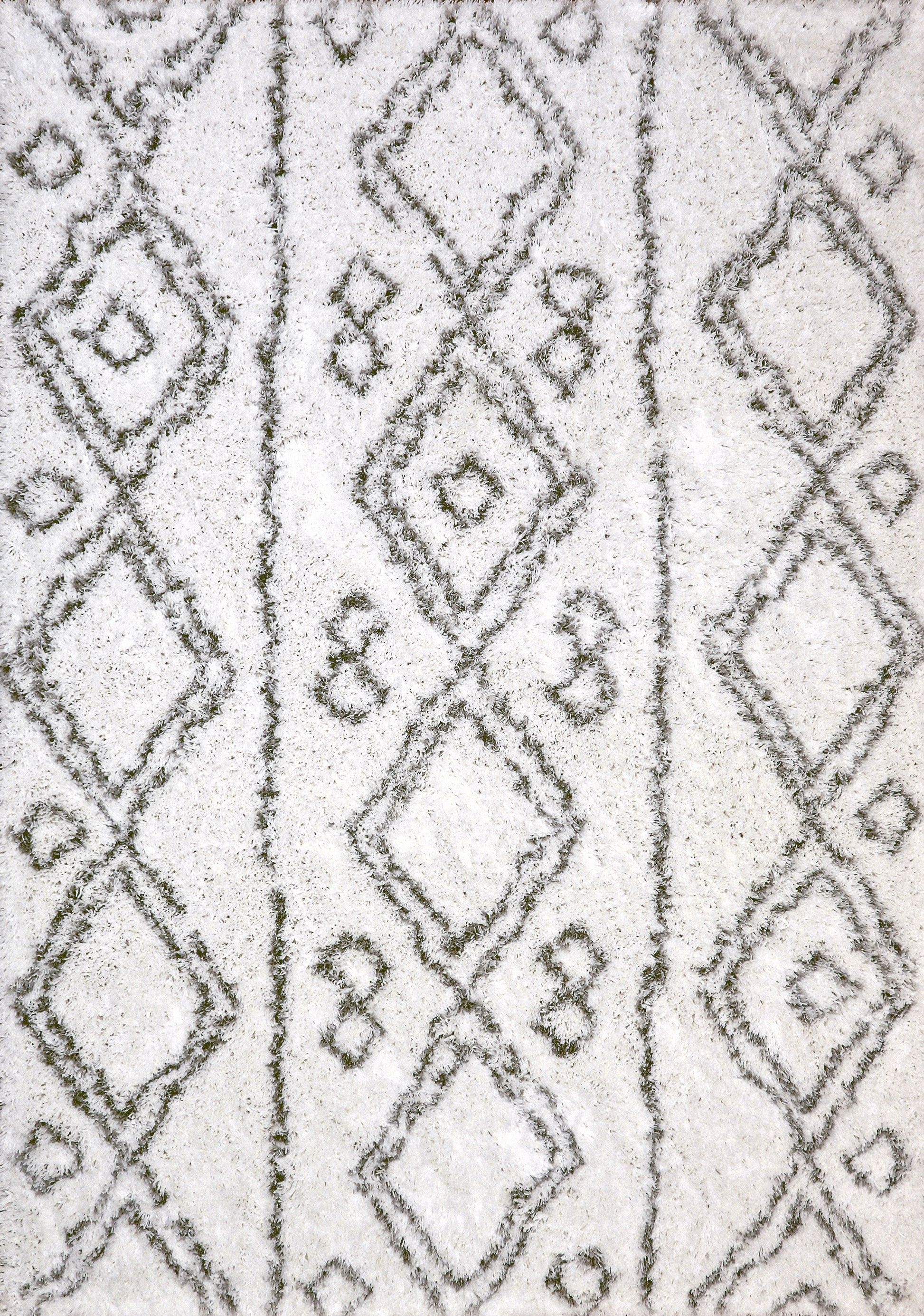Dynamic Rugs Nordic 7434 Silver/White Area Rug