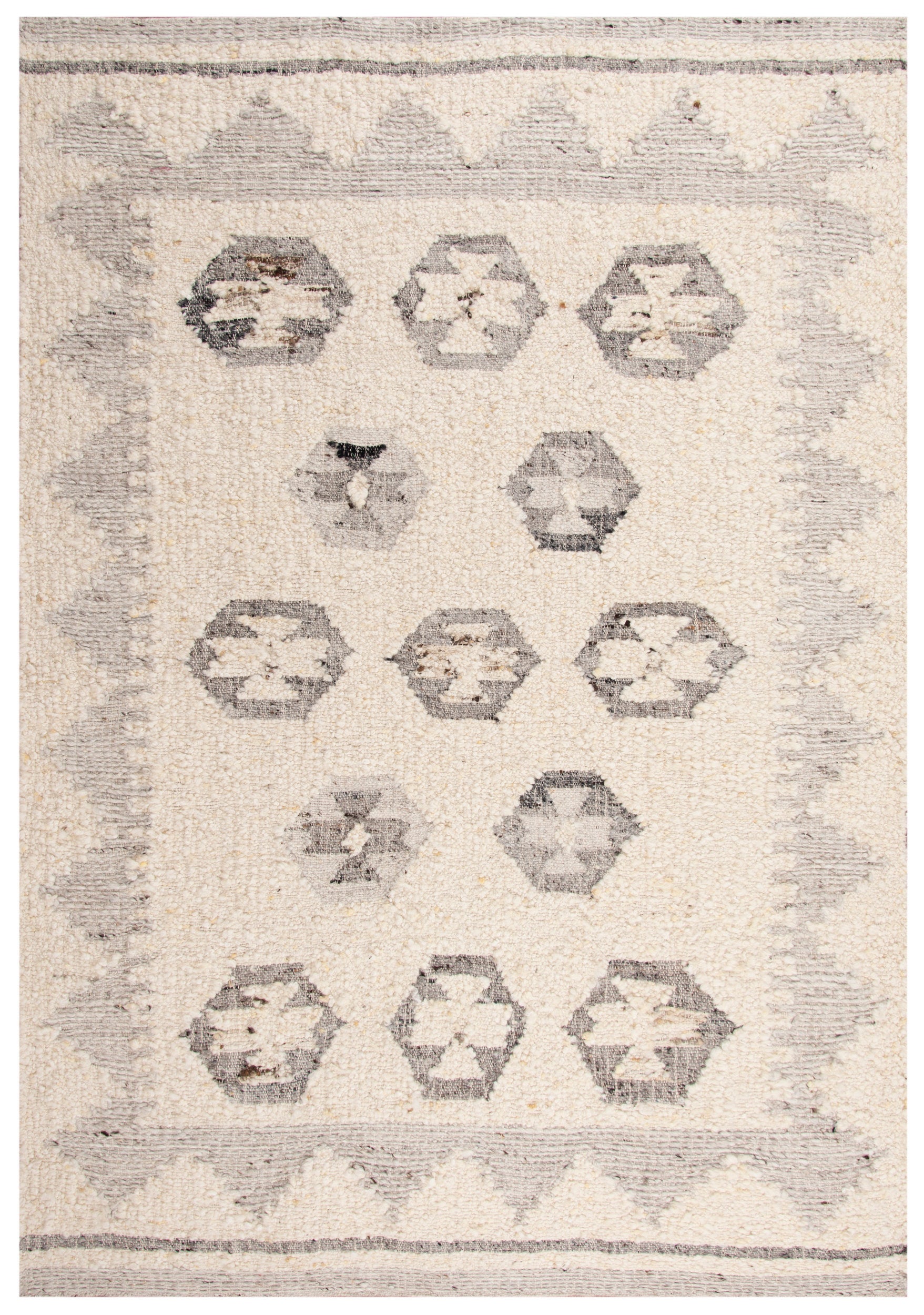 Rizzy Nova Nva950 Silver/Ivory Area Rug