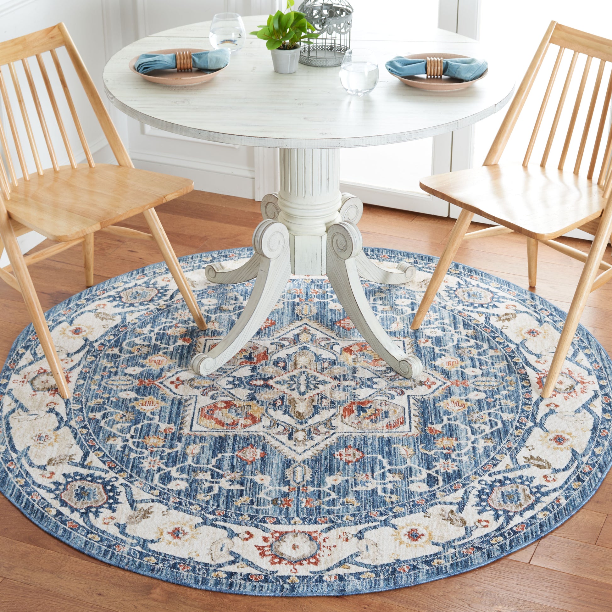 Safavieh Olympia Opa202N Blue/Ivory Area Rug