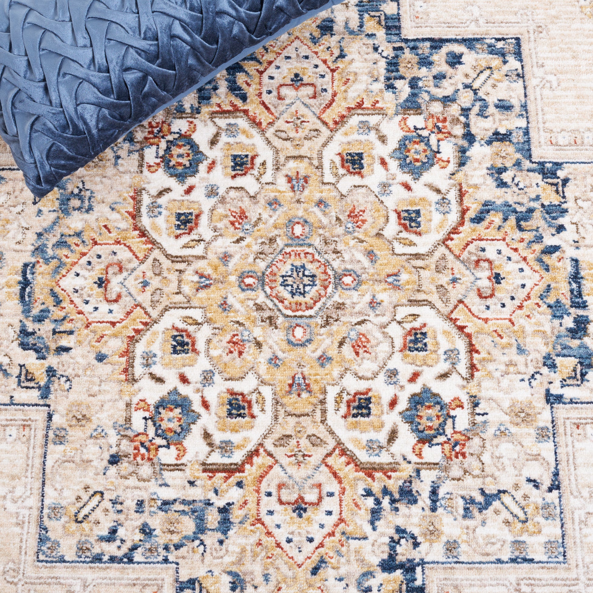 Safavieh Olympia Opa208B Beige/Blue Area Rug