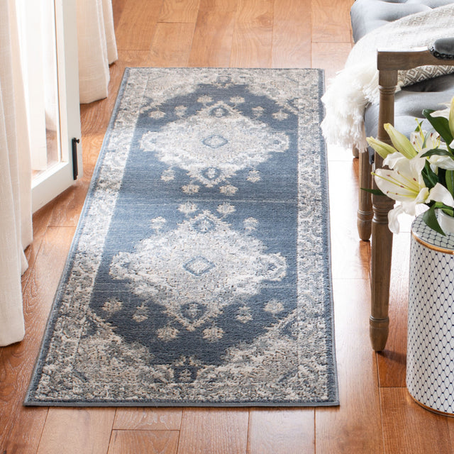 Safavieh Oregon Ore898A Blue/Creme Rug.