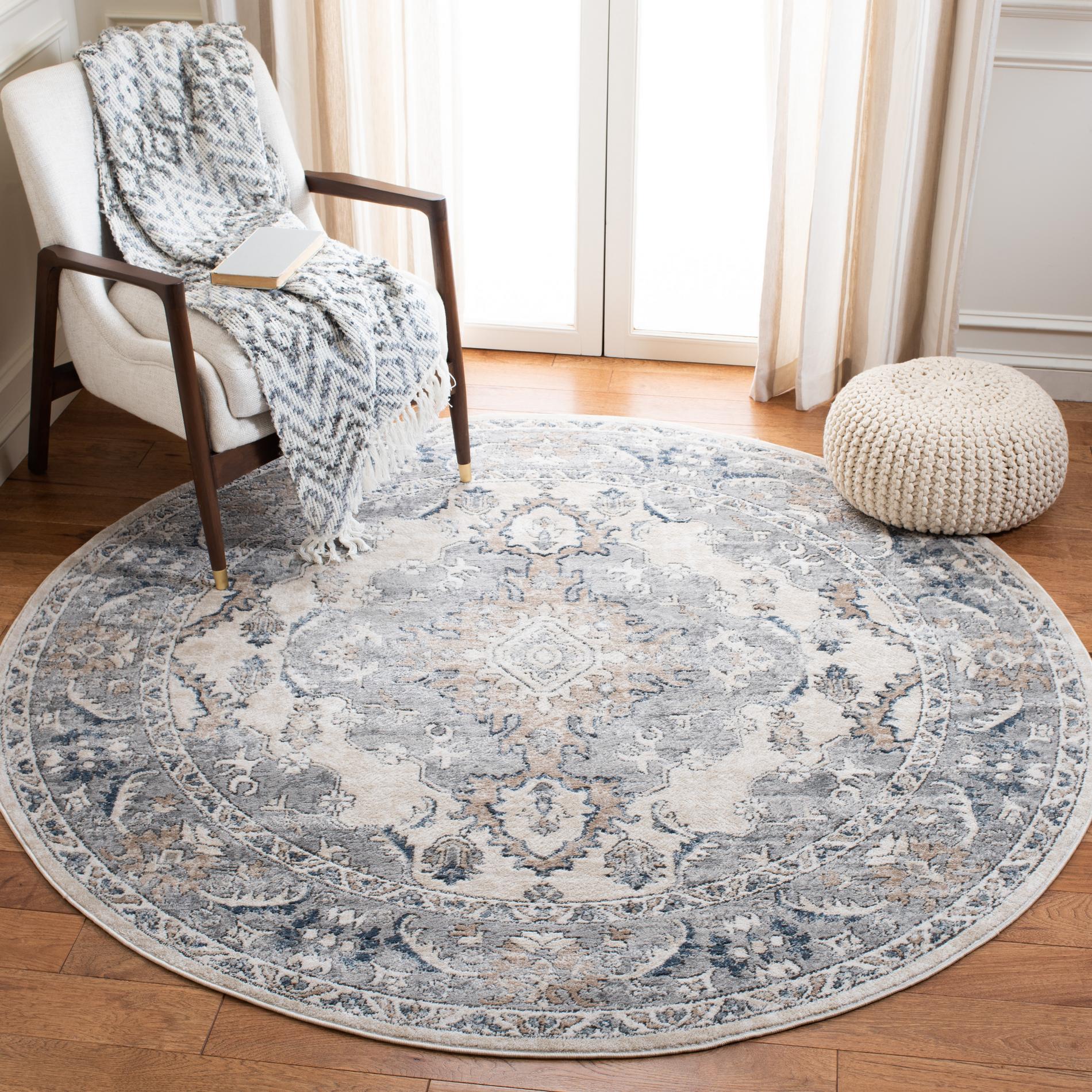 Safavieh Oregon Ore898B Beige/Grey Area Rug