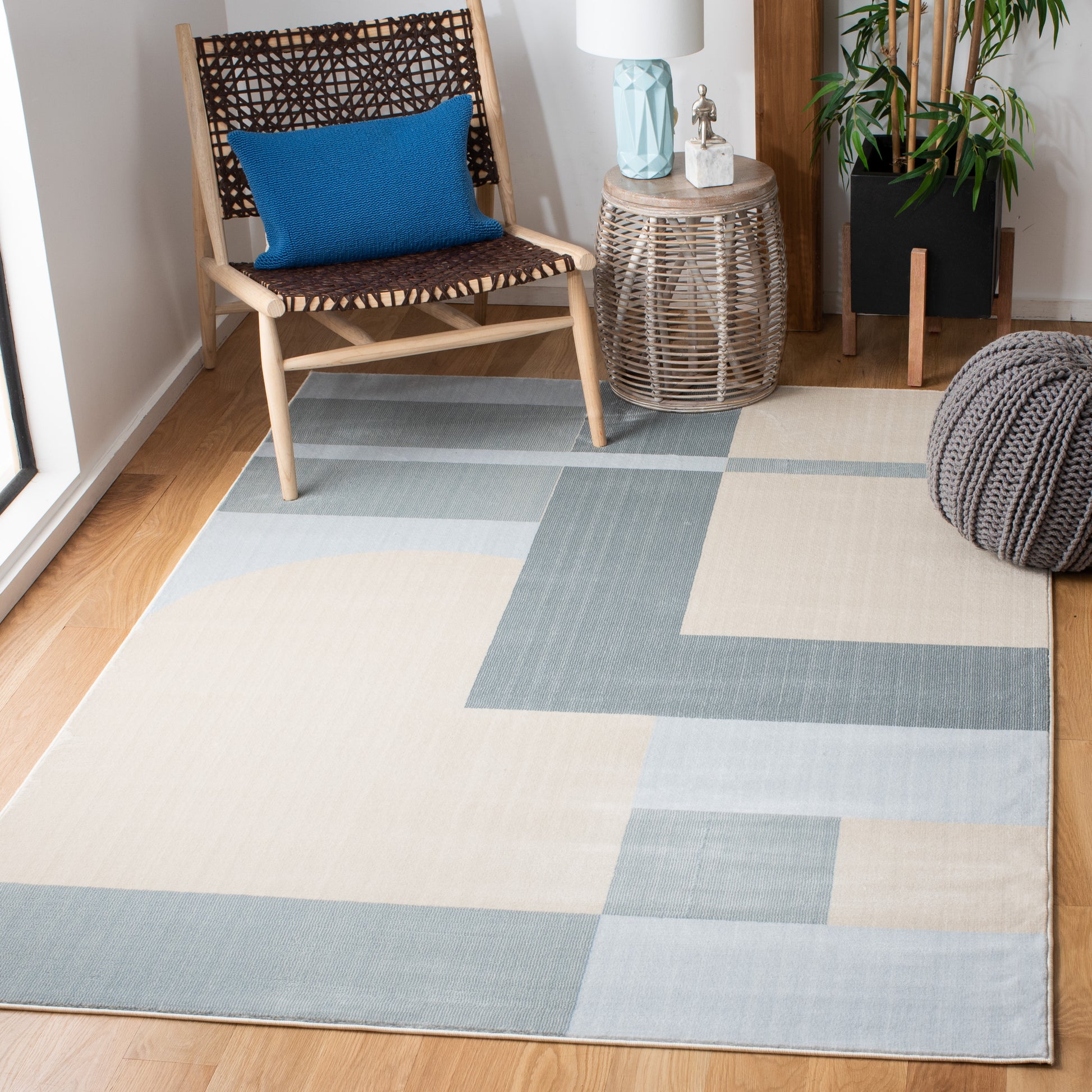 Safavieh Orwell Orw301B Beige/Blue Area Rug