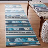 Safavieh Orwell Orw367F Grey/Aqua Area Rug