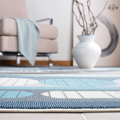 Safavieh Orwell Orw367F Grey/Aqua Area Rug